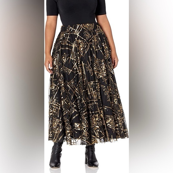 Making the Cut Season 2 Episode 7 Winning Look Andrea's Sequin Skirt NWT Size S - Picture 4 of 14